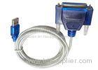 Plug And Play USB To Serial Converter Cable / USB To Serial Printer Cable