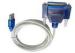 Plug And Play USB To Serial Converter Cable / USB To Serial Printer Cable