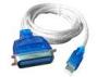 IEEE 1284 USB Parallel Printer Adapter Cable 6FT Length For Mac OS / Windows