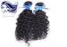 Natural Black Malaysian Virgin Remy Human Hair Curly Weave Hair