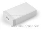 Black / White Indoor Multi Port USB Travel Charger CE FCC Certification