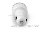 Black / White Multi Port Universal Micro USB Car Charger DC 12V - 24V Input