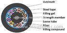 Long Distance Underground Fiber Optic Cable 4 Core / 96 Core With PE Sheath