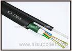 4 Core Figure 8 Fiber Optic Cable Black Fiber Optic Outdoor Cable
