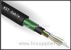 Black Direct Burial Fiber Optic Cable Single Mode And Multimode With Double Sheath