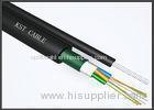 OD 250m Overhead Fiber Optic Cable Multimode Optical Fiber With PE Sheath