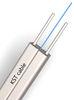 Indoor Outdoor Ftth Optical Fiber Cable Waterproof 1 Core Steel Wire Cable