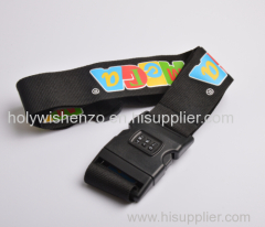 Custom design factory make polyester heat transfer print strap with various accessory