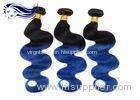 Body Wave Blue Ombre Color Hair 100 Peruvian Hair Weave Bundles