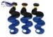 Body Wave Blue Ombre Color Hair 100 Peruvian Hair Weave Bundles