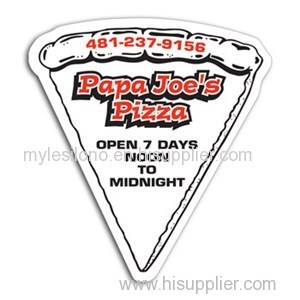 Pizza Slice Magnet Without Toppings 2.44in X 2.63in Magnets