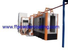 Chair powder paint spray booth