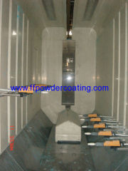 Furniture powder coating spray booth