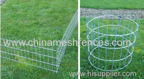 Galvanized Rabbit Guard Fence