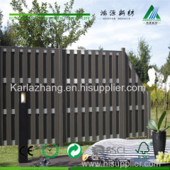 decorative garden fence composite wood fence wpc fence made in china