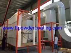 Powder Coating Booth With Mono Cyclone