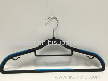 Factory made heavy duty hanger non-slip made by plastic