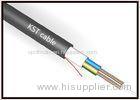 Long Distance Yellow Loose Tube Fiber Optic Cable 2- 48 Core Fiber Count