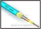 Outsheah 6 Core Optical Fiber Cable Single Mode Blue Steel Wire Armored Cable