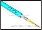 4 Core SM Steel Tape Indoor Fiber Optic Cable With E Glass Yarn Anti Seizer