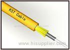 Simplex Single Mode Armored Fiber Optic Cable With Sprial Steel Wire Strengthen