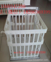 Plastic poultry eggs transport crate