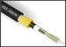 80M Span Aerial Fiber Optic Cable Black Fiber Optic Single Mode Cable