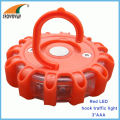 Red flashing Led traffic light street lamps repairing working lamp outdoor lamps emergency light