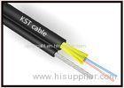 Aerial 6 Core Fiber Optic Cable LSZH Outsheath Steel Wire Armored Cable