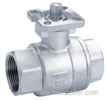 Two Piece Female Thread Ball Valve