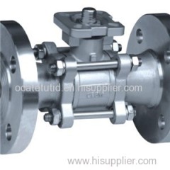 Three Piece Flange Ball Valve