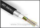 12 Core Direct Burial Fiber Optic Cable / Aluminium Sheath Fiber Optic Single Mode Cable