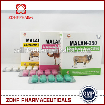 veterinary parasite durgs albendazole bolus 300mg 600mg