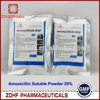 veterinary antibiotic medicine amoxicillin soluble powder for chicken