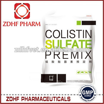 swine poultry antibiotic medicine colistin sulfate premix