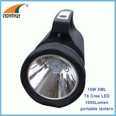 15W XML T6 Cree Led 1200Lumen flood light 18650 rechargeable LED portable lantern recahrgeable spotlight