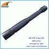 5W XPG Cree Led flashlight Led emergency flashlight with cutter and hammer heavy duty outdoor working light