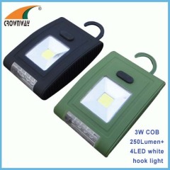 COB working light magnet and hook working lamp COB high power 3AAA repairing lamp emergency light outdoor camping light