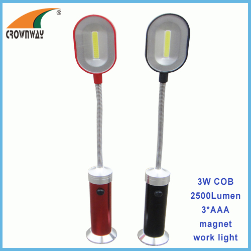 Led flexible magnetic working light gooseneck repairing light strong magnetic base selected reading light