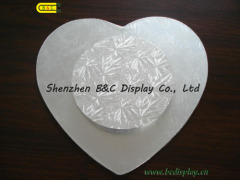 Embossing aluminum foil paper wrapped masnotie board cake drums with SGS