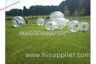 Clear TPU Human Inflatable Bumper Bubble Ball Soccer Rental With Soft Handle