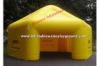 Durable Yellow Advertising Inflatable Party Tent For Event / Trade Show