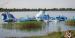 Commercial Grade Inflatable Blow Up Water Park With Iceberg And Water Toys