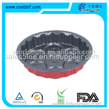 Good quality with cheap price colored carbon steel round cake pan