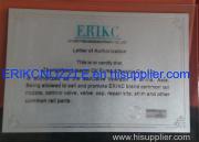 ERIKC Authorization Certificate