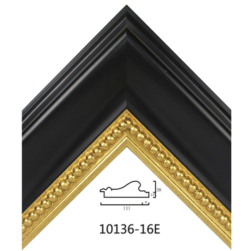 Black Embossed Picture Frame Mouldings