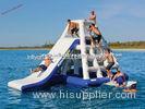 Floating WaterParkGames Inflatable Jungle Joe With Slide In Lake / Sea