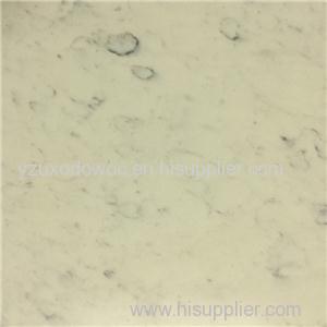 Artificial White Color Grey Vein Marble Quartz Stone