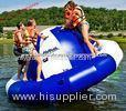 Dark Blue / White Inflatable Saturn Rocker Floating Saturn On Water