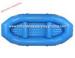 Professional Light Blue Inflatable Raft Boat Made Of PVC Tarpaulin Fabric